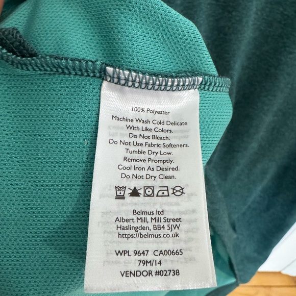 Eddie Bauer Men's Short Sleeve Collared Light Blue Polo Shirt Size L - Picture 4 of 6